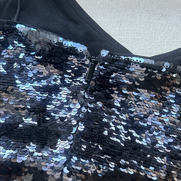Armani Exchange Black Sequin Dress - Picture 5 of 7